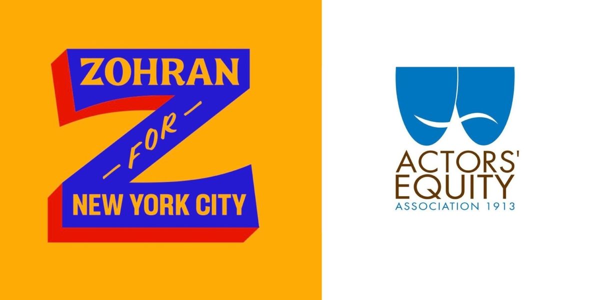 Actors’ Equity Association Endorses Zohran Mamdani for New York City Mayor