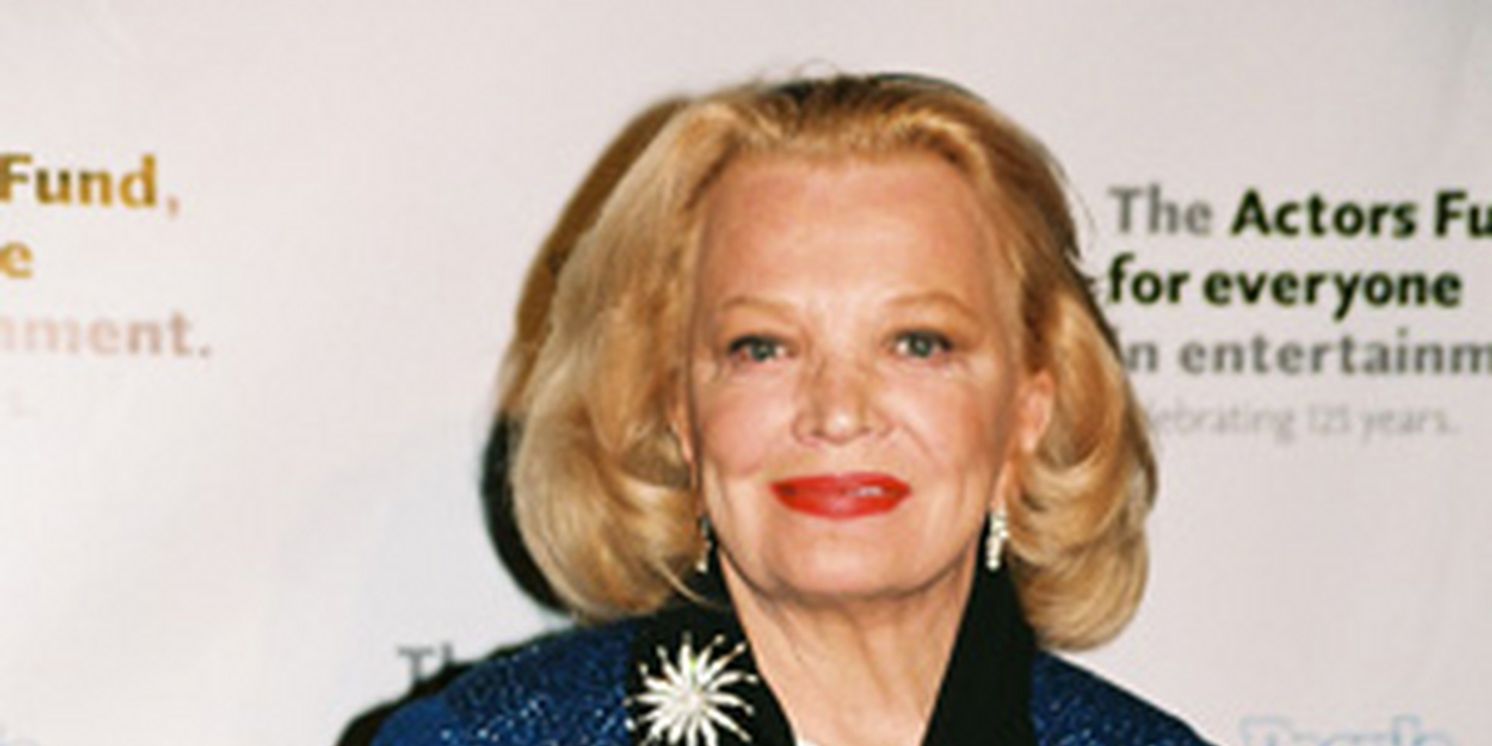 Actress Gena Rowlands Passes Away at 94  Image