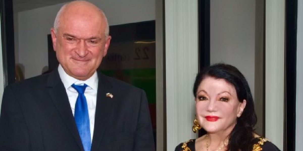 Actress-Philanthropist Irina Maleeva Receives Ivan Vazov Medal From Bulgarian Prime Minister Dimitar Glavchev