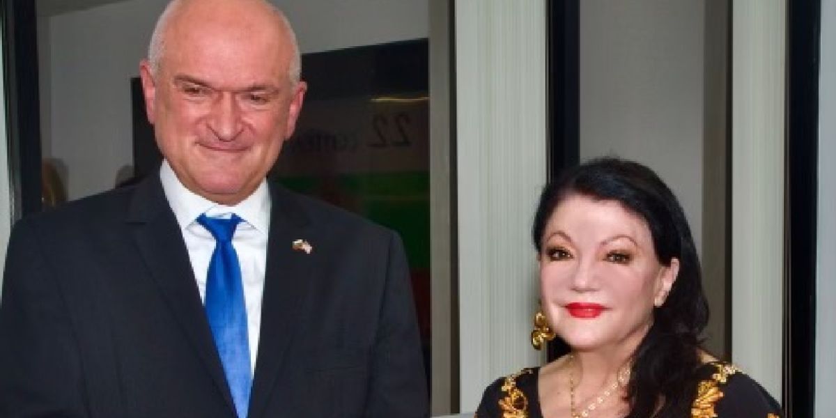 Actress-Philanthropist Irina Maleeva Receives Ivan Vazov Medal From Bulgarian Prime Minister Dimitar Glavchev