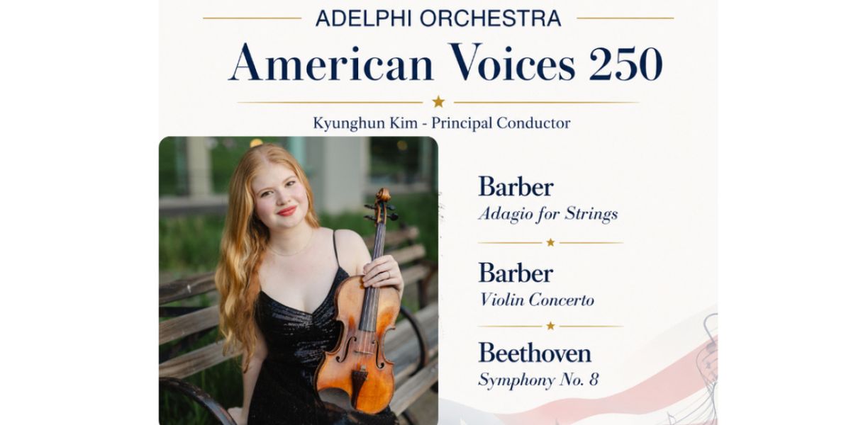 Adelphi Orchestra Announces 73rd Season Programming