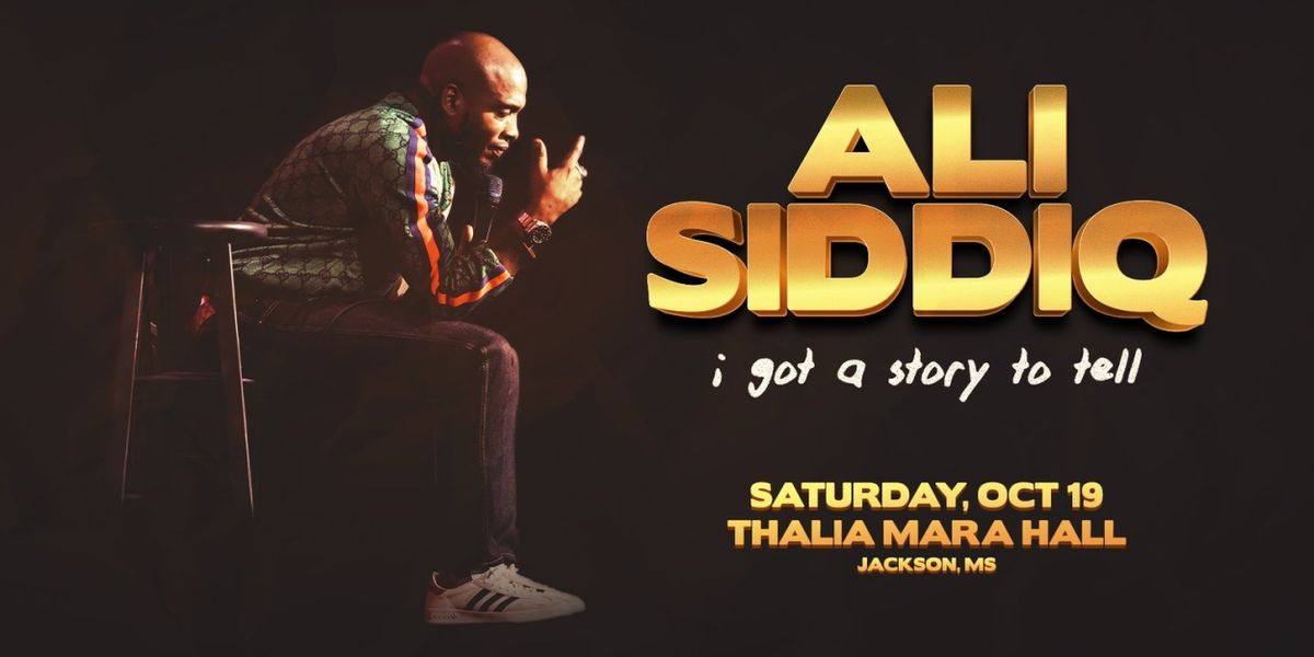 Ali Siddiq: I Got A Story To Tell Comes to Thalia Mara Hall in October