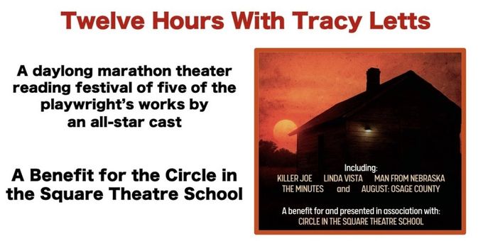 Full Cast Announced for TWELVE HOURS WITH TRACY LETTS for Marathon Reading Event Photos