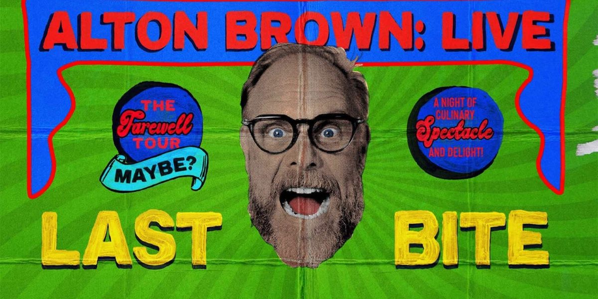 Alton Brown Brings LAST BITE Tour to the Overture Center For One Night Only