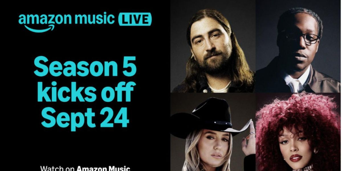Amazon Music Live to Return with Noah Kahan, Don Toliver, Lainey Wilson, Doja Cat
