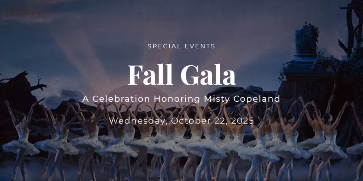 American Ballet Theatre To Host 2025 Fall Gala Celebration Honoring Misty Copeland