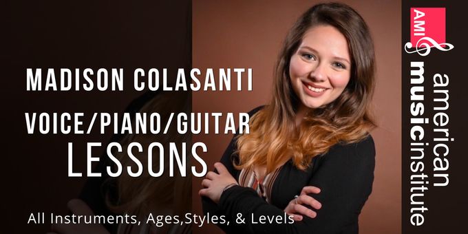American Music Institute Adds Voice, Piano & Guitar Teacher Madison Colasanti Photos