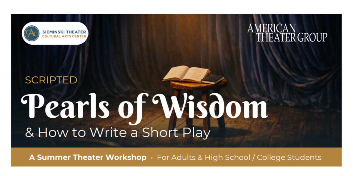 American Theater Group and Sieminski Theater to Host Free Summer Theater Workshop