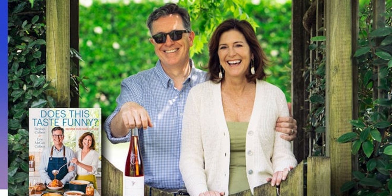 An Afternoon With Stephen Colbert and Evie McGee Colbert Comes to the Charleston Gaillard Center  Image