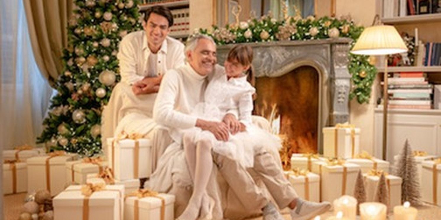 Andrea, Matteo and Virginia Bocelli Release Together a Family Christmas Deluxe Edition  Image