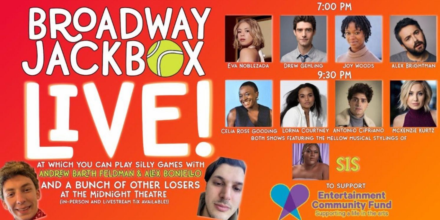 Andrew Barth Feldman & Alex Boniello to Present BROADWAY JACKBOX: LIVE! With Eva Noblezada, Alex Brightman and More  Image