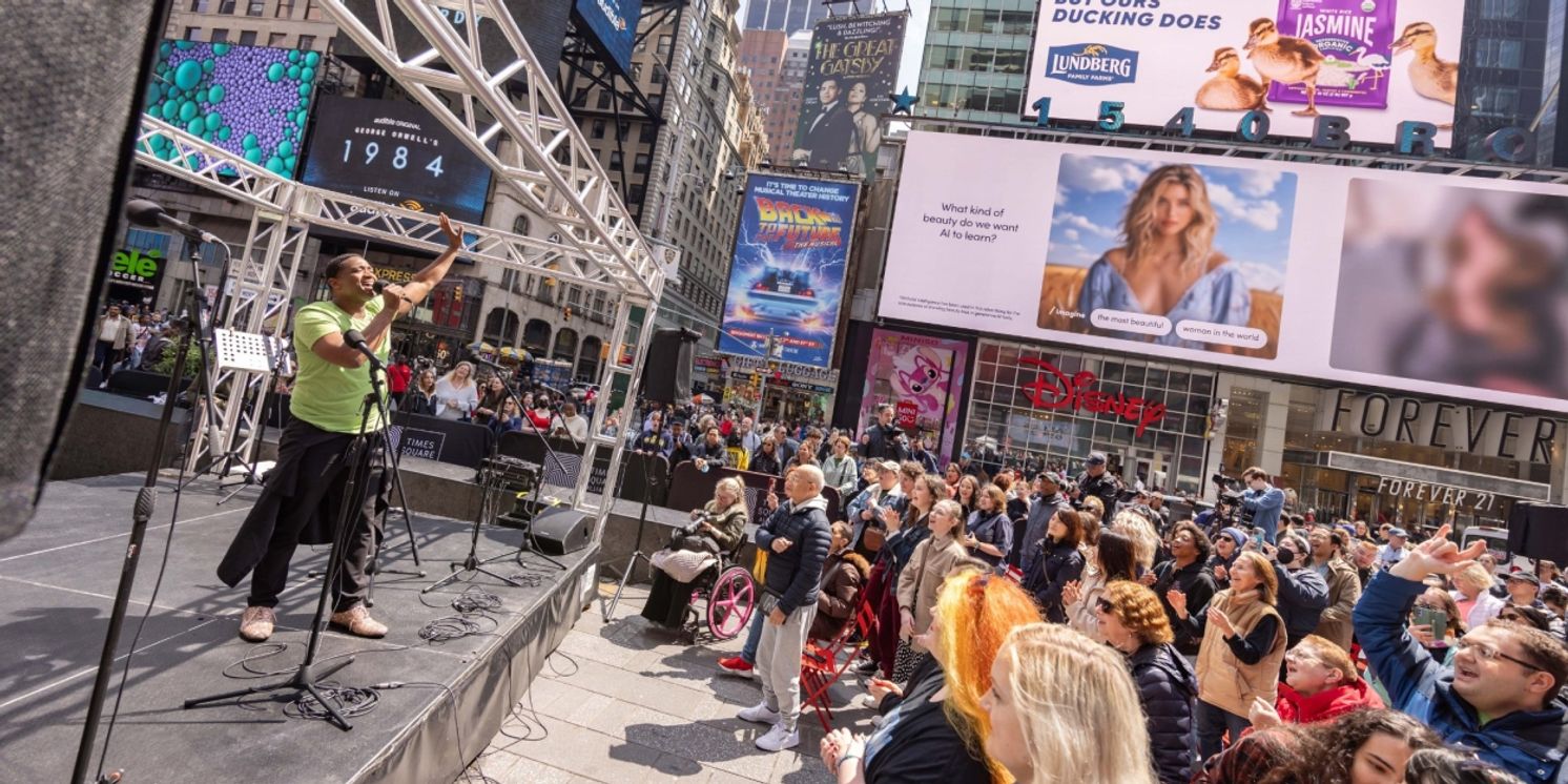 Andrew Rannells, Anika Larsen and More Join Earth Day Concert in Times Square  Image