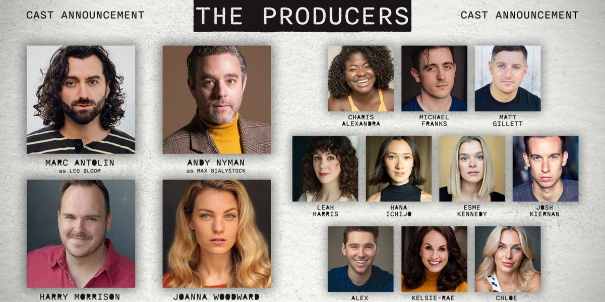 Andy Nyman, Marc Antolin, and More Will Lead THE PRODUCERS at Menier Chocolate Factory