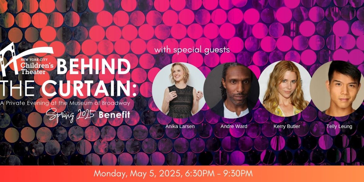 Anika Larsen, Kerry Butler, Andre Ward, Telly Leung and More To Appear At NYC Children's Theater Spring Benefit