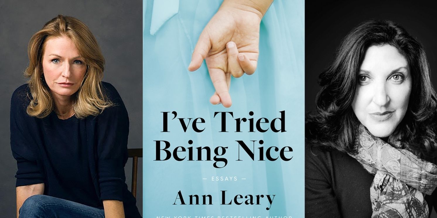 Ann Leary Comes to The Music Hall Lounge With I'VE TRIED BEING NICE  Image