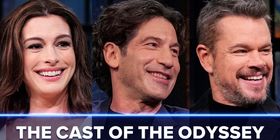 Anne Hathaway, Jon Bernthal, Matt Damon on Filming Nolan's THE ODYSSEY