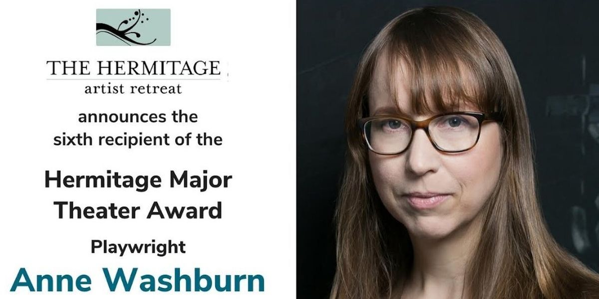 Anne Washburn Named Recipient Of $35,000 Hermitage Major Theater Award