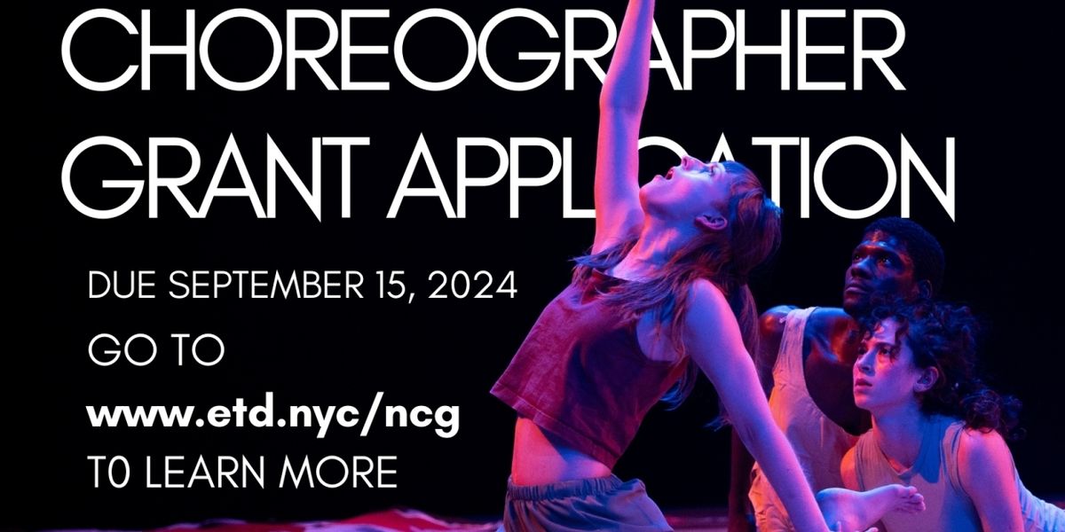 Apply Now For Eryc Taylor Dance's New Choreographer Grant