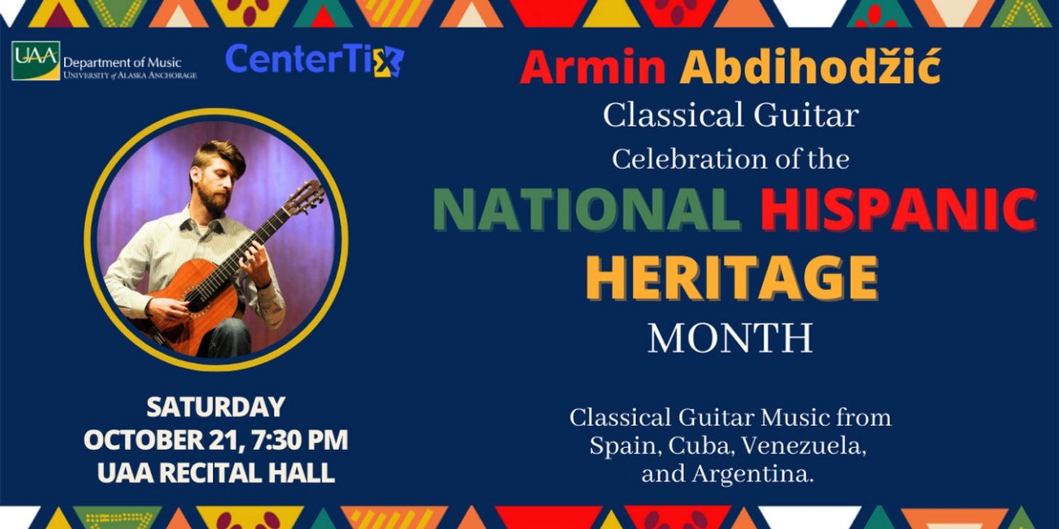 Armin Abdihodzic Brings a Classical Guitar Concert to the Alaska Center For the Performing Arts This Weekend  Image