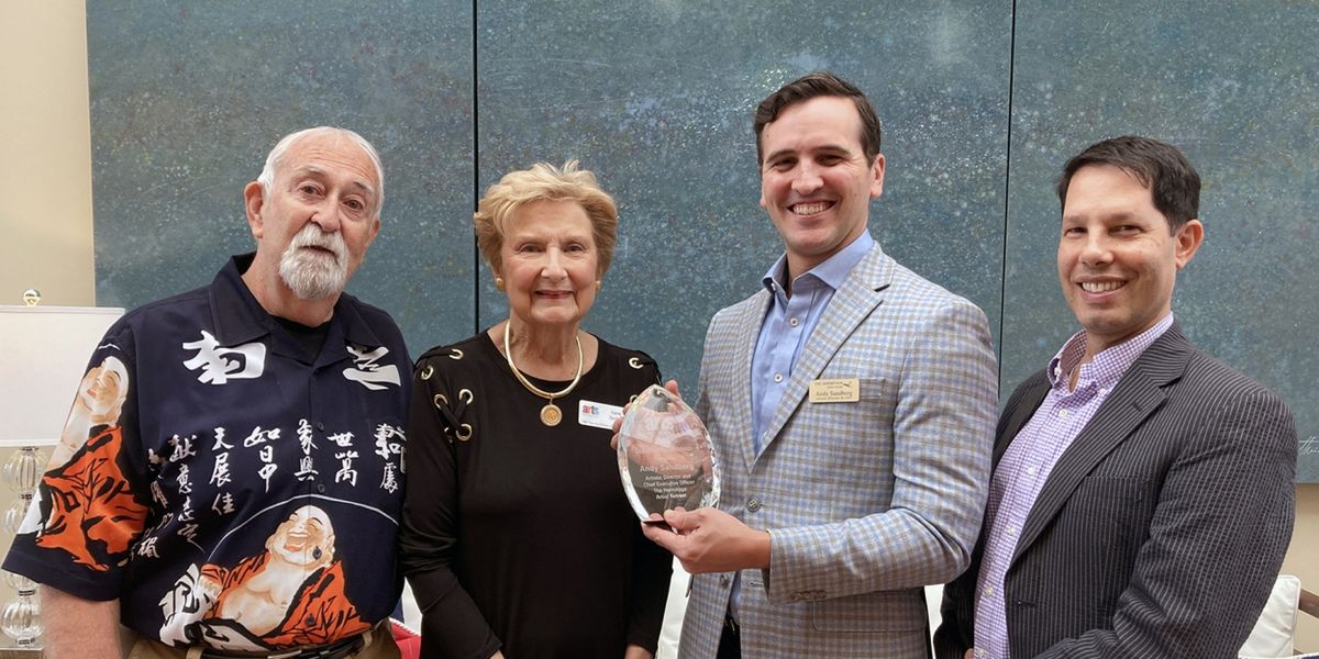 Arts Advocates Honors Hermitage Artist Retreat's Artistic Director and CEO Andy Sandberg With Luminaire Award