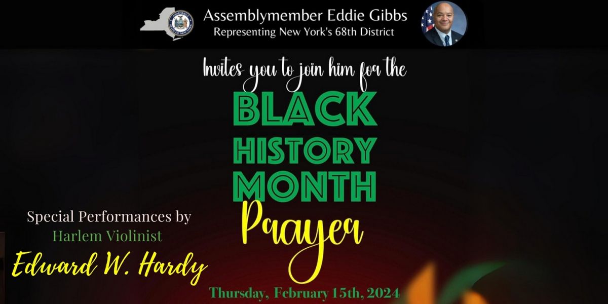 Assemblymember Eddie Gibbs' to Hold Prayer In East Harlem Today