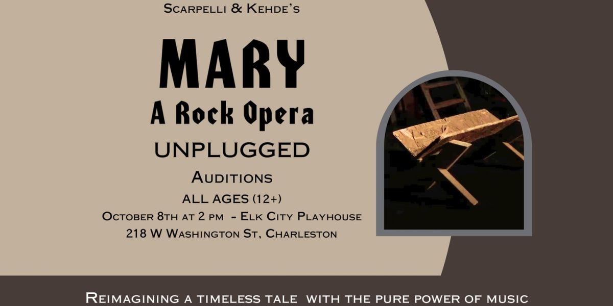 The Contemporary Youth Arts Company to Hold Auditions for Scarpelli & Kehde's MARY: A ROCK OPERA
