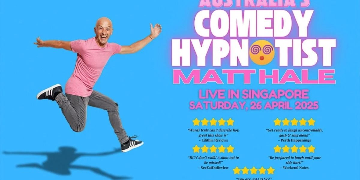 Australia's Comedy Hypnotist Matt Hale Will Perform Live in Singapore