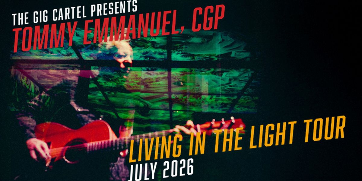 Australian Guitar Legend Tommy Emmanuel CGP Comes To Parr Hall