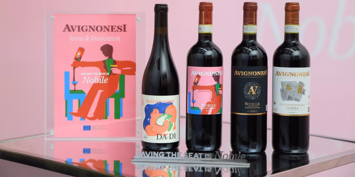 Avignonesi 2014 Vino Nobile di Montepulciano in Collaboration with Artist Amrita Marino