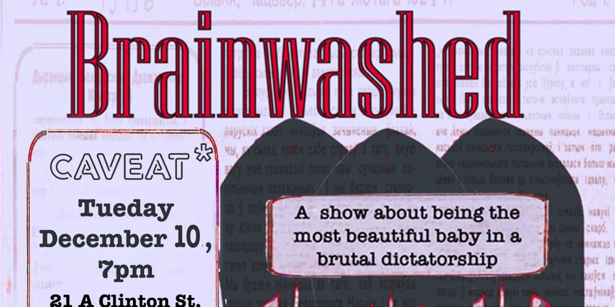 Award-Winning Clown Solo Show BRAINWASHED Premieres In NYC For One Night Only