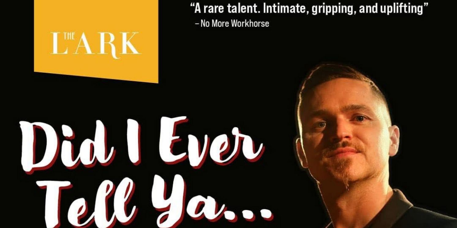 Playwright David Gilna To Return To The Lark Concert Hall With DID I EVER TELL YA  Image