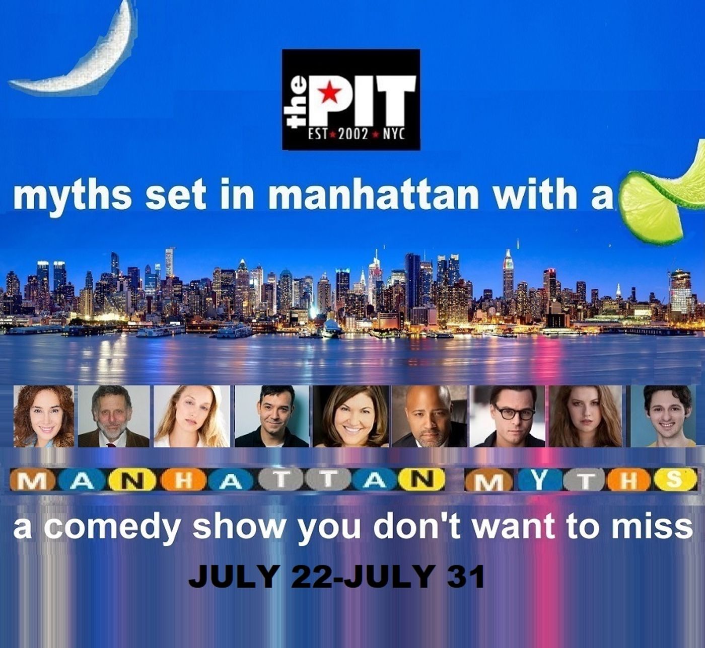 Comedy Show MANHATTAN MYTHS Coming To The PIT Comedy Show MANHATTAN MYTHS Coming To The PIT Image