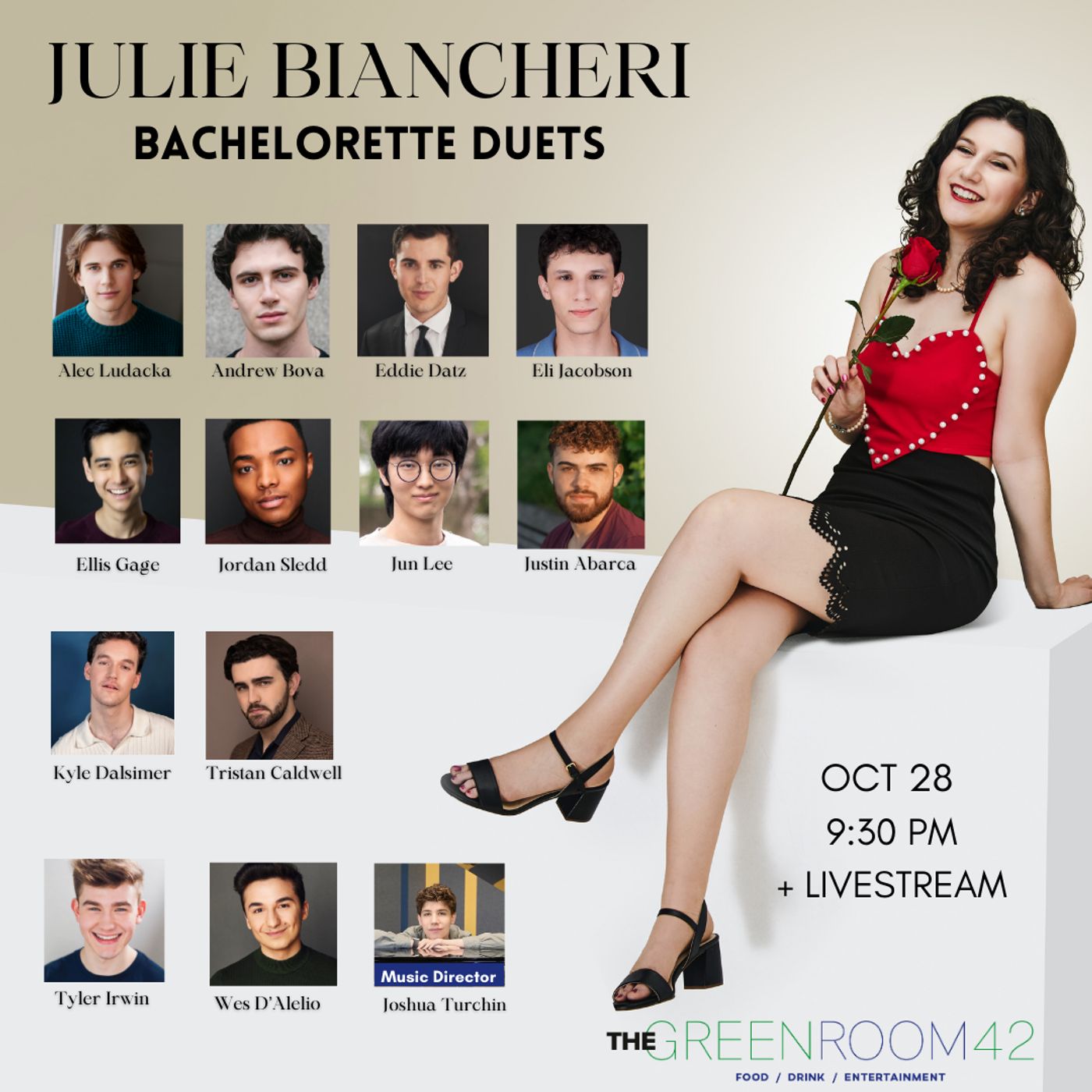 Julie Biancheri to Present BACHELORETTE DUETS: A Night of Musical Chemistry at The Green Room 42  Image