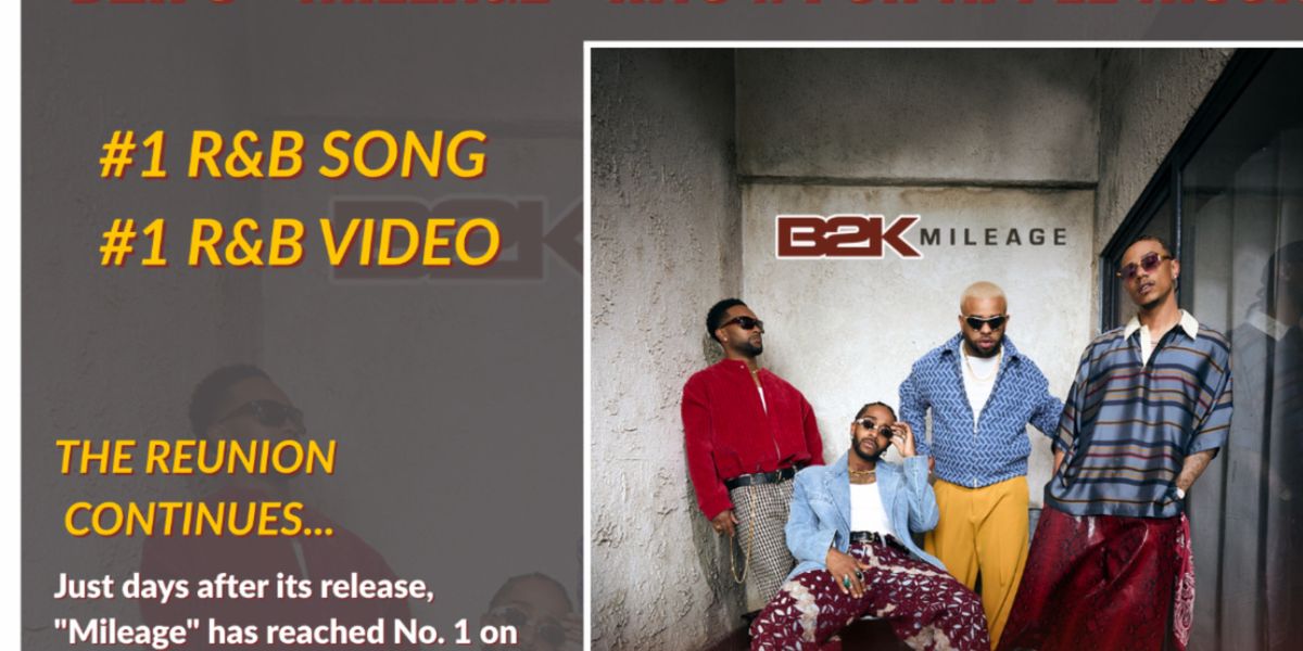 B2K's 'Mileage' Reaches #1 on Apple Music