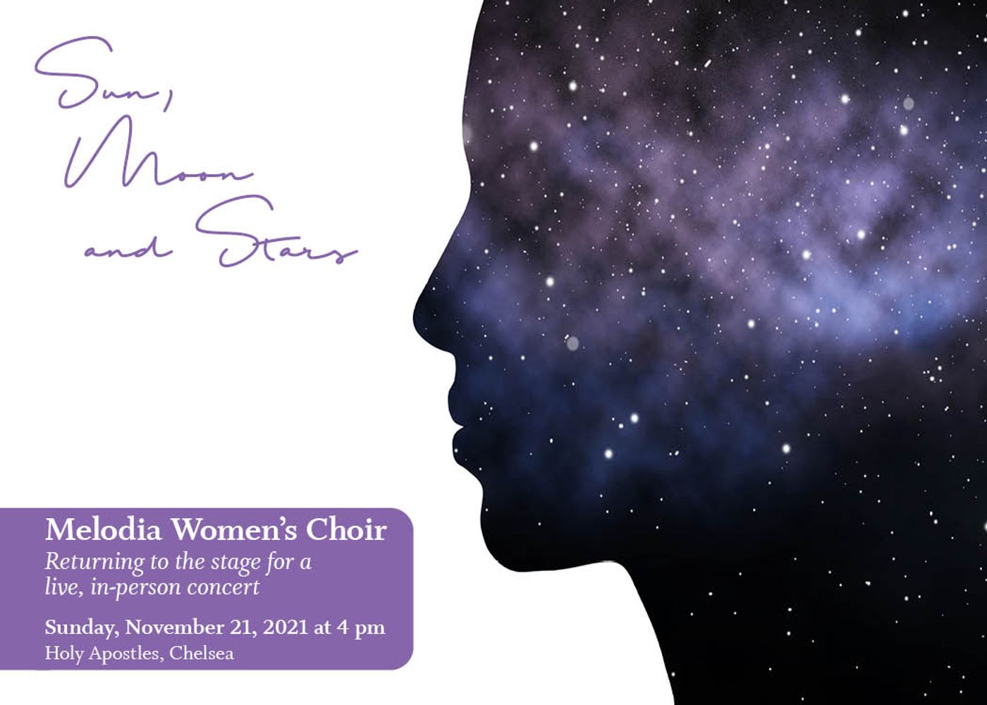 Melodia Women's Choir Of NYC Announces First Live Concert Since 2019 - SUN, MOON, AND STARS  Image