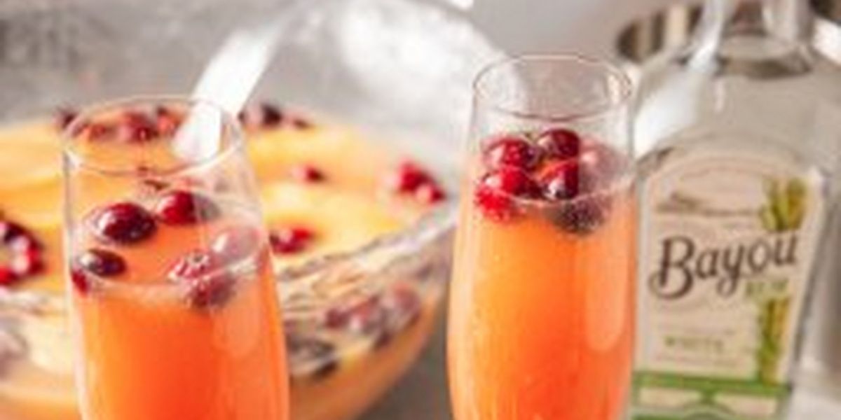 BAYOU RUM Easy and Pleasing Holiday Punch Cocktail