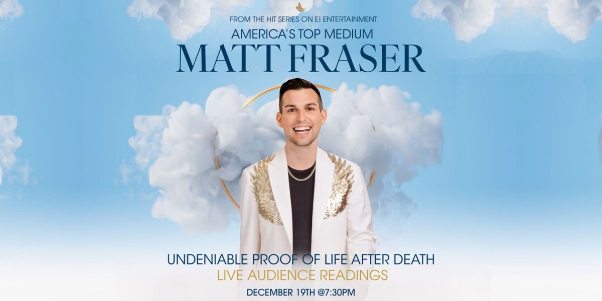 Matt Fraser to Perform at the Barbara B. Mann Performing Arts Hall