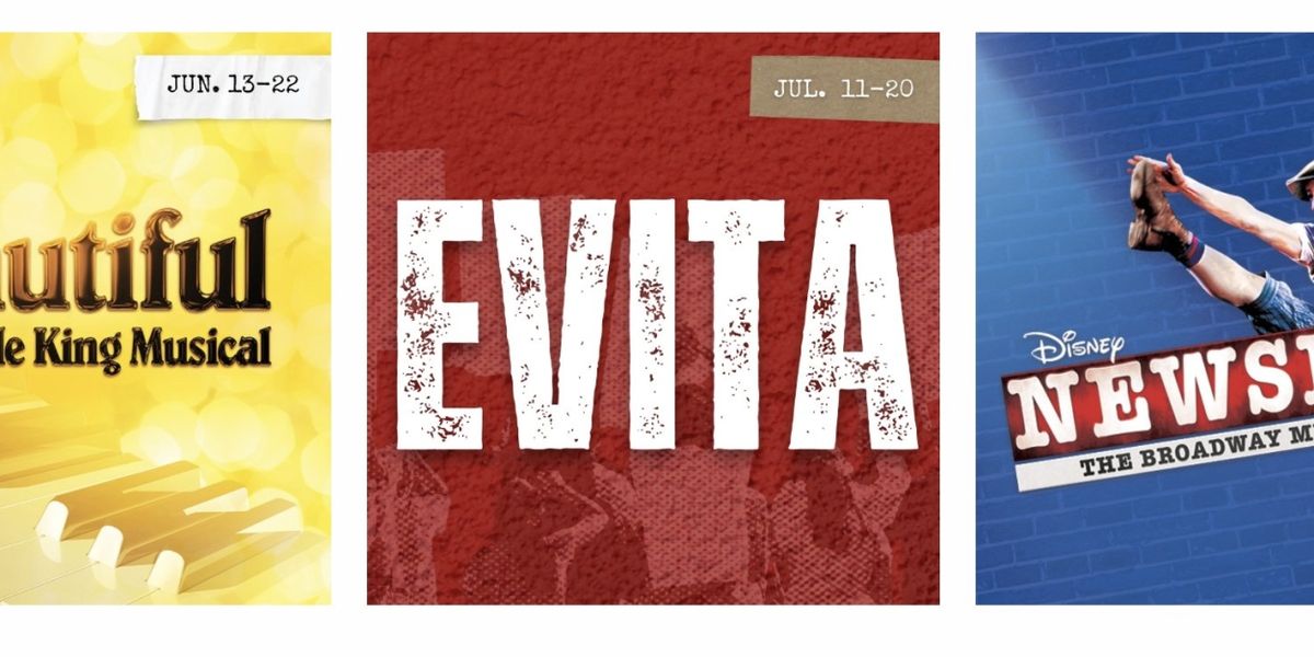 BEAUTIFUL, EVITA, and NEWSIES Set For Reagle Music Theatre Summer Season