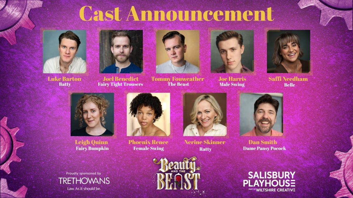 BEAUTY AND THE BEAST Cast Announced for Salisbury Playhouse