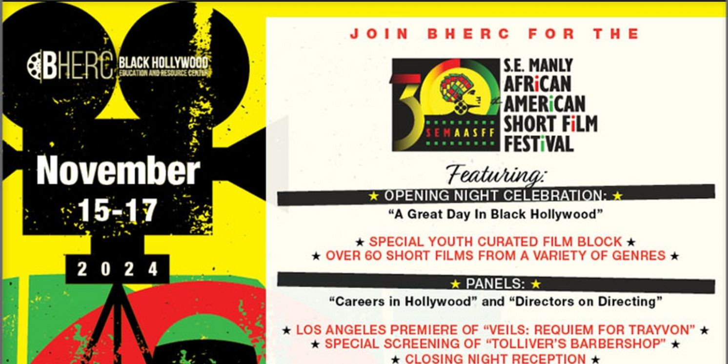 The Black Hollywood Education and Resource Center Honors Filmmakers At Upcoming 30th Short Film Festival  Image