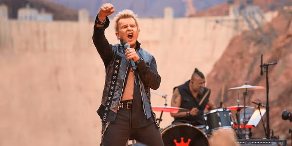 BILLY IDOL: STATE LINE Film Coming to Theaters; Documentary Shows the First Concert Performed at the Hoover Dam