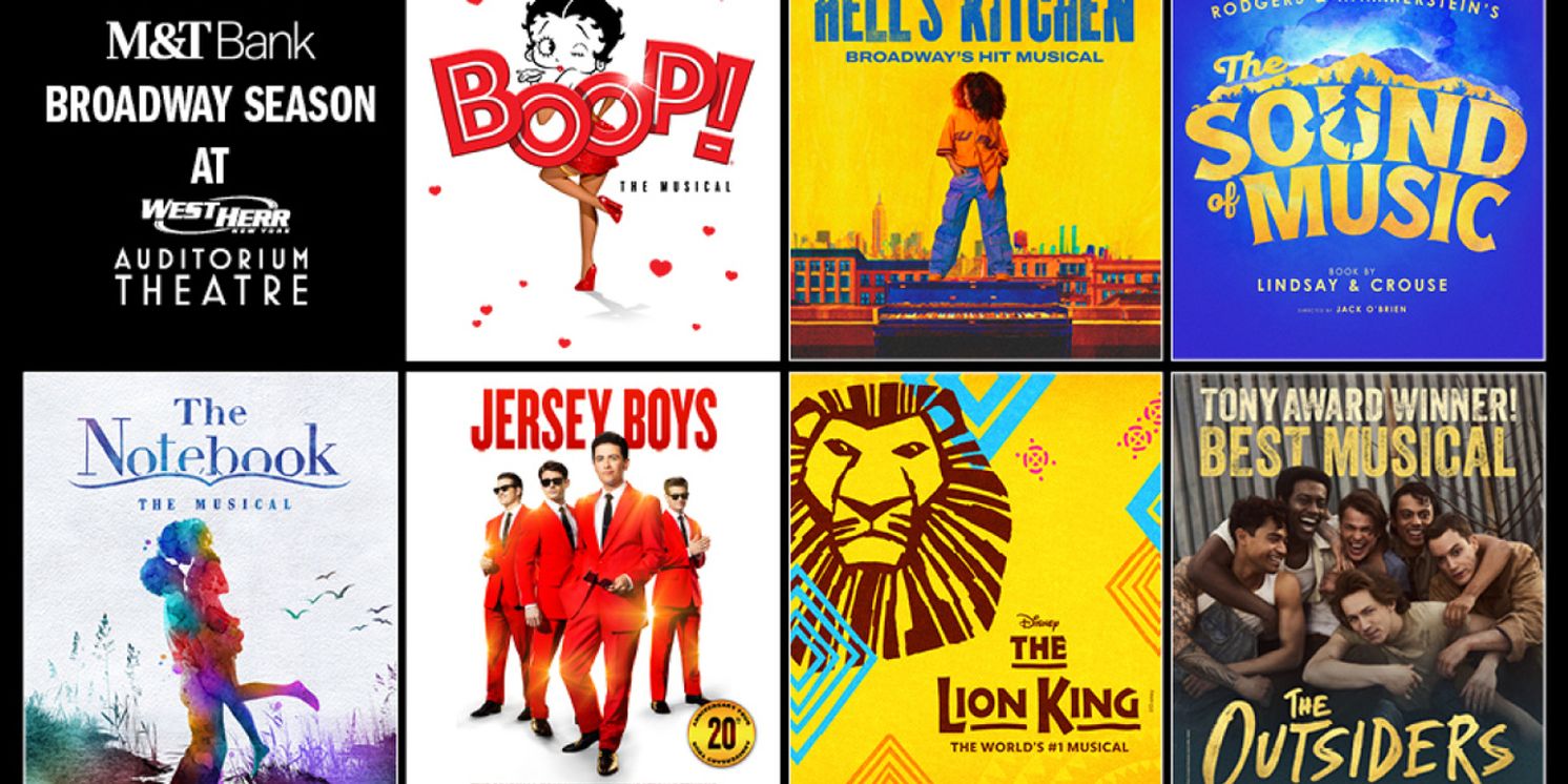 BOOP!, HELL'S KITCHEN and More Set for RBTL's 26-27 Season at West Herr Auditorium Theatre  Image