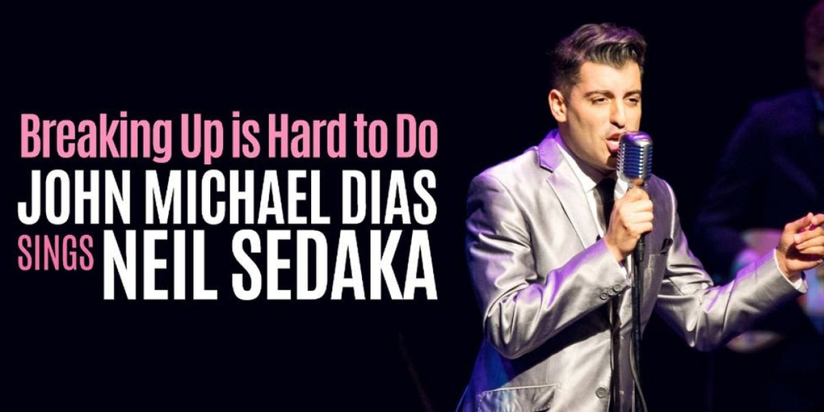BREAKING UP IS HARD TO DO: JOHN MICHAEL DIAS SINGS NEIL SEDAKA to Play Marriott Theatre