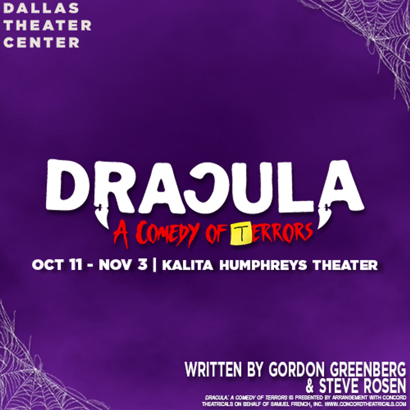 DRACULA: A COMEDY OF TERRORS & More Lead Dallas' Fall 2024 Top Theatre Shows  Image