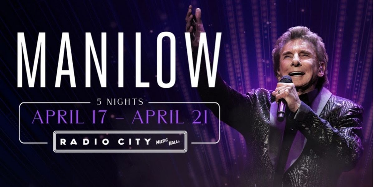 Barry Manilow Sets Five Nights at Radio City Music Hall