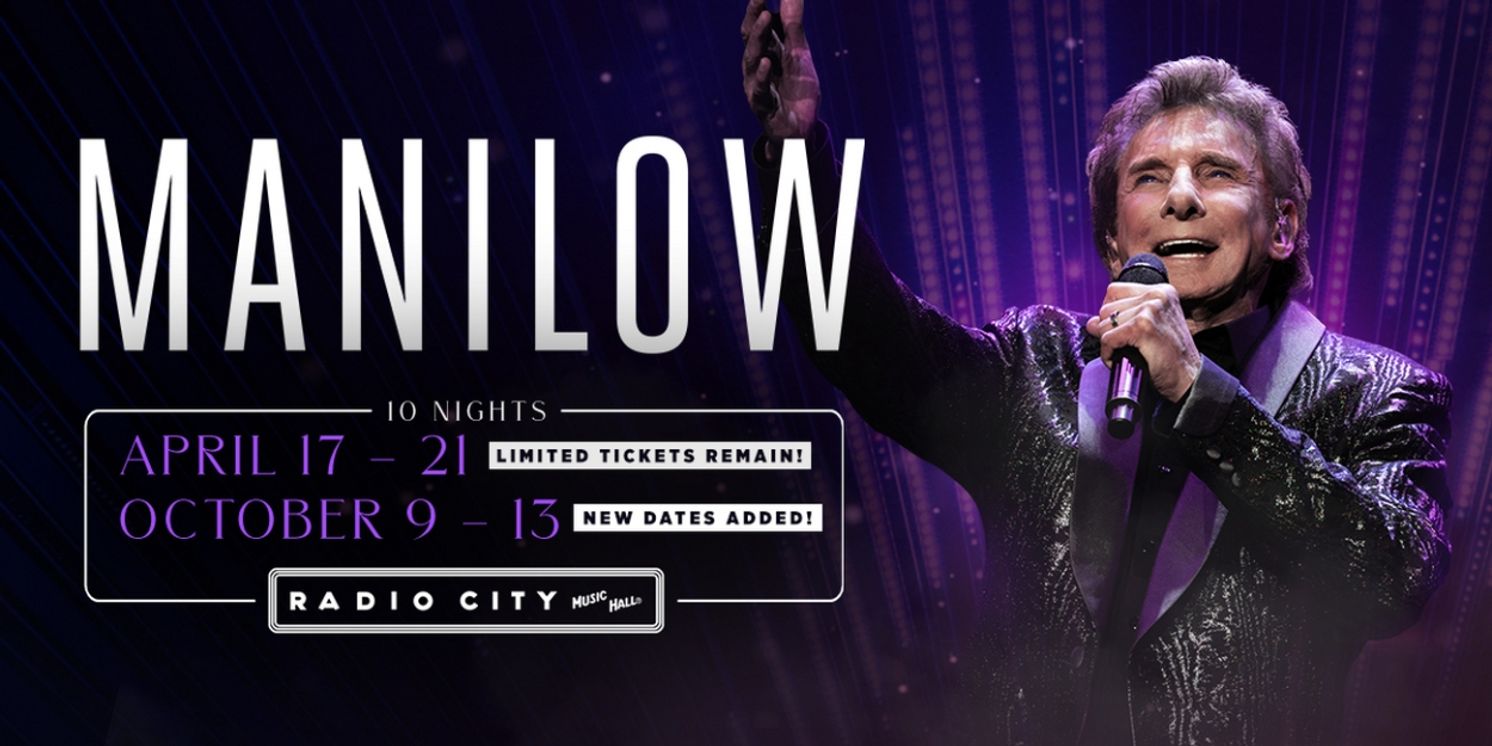 Barry Manilow to Extend Radio City Music Hall Residency  Image
