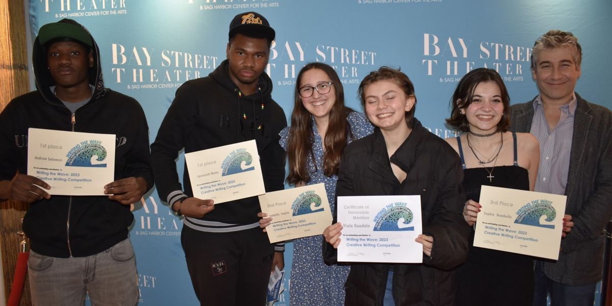 Bay Street Theater Announces Winners of Annual Suffolk Teen Writing Competition