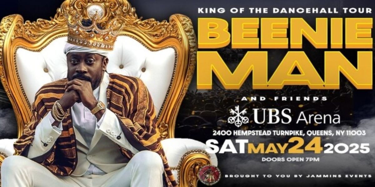 Beenie Man Returns To New York After 13 Years With The “King Of Dancehall” Tour At UBS Arena On Saturday, May 24