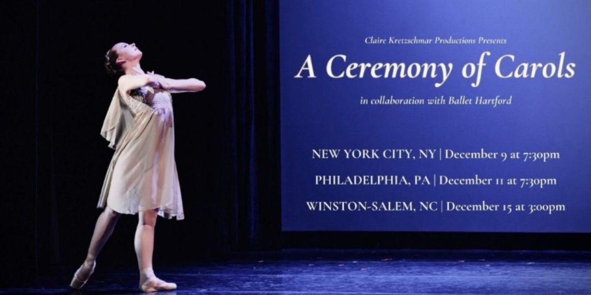 Bellet Hartford Will Premiere A CEREMONY OF CAROLS