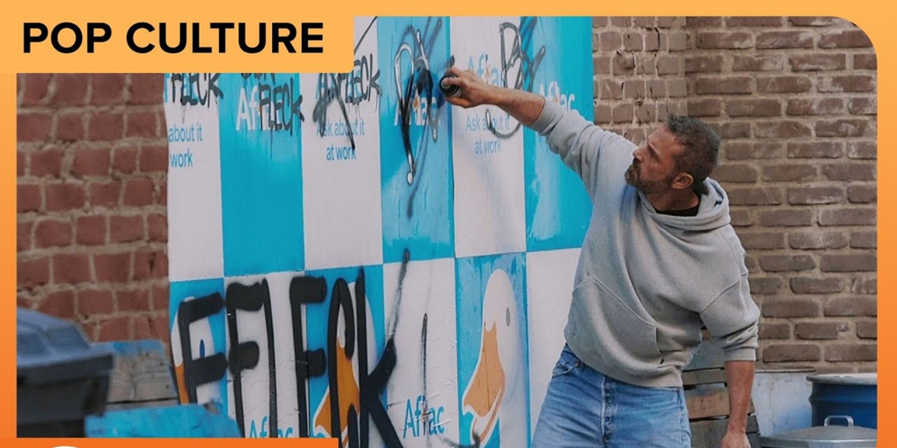 Ben Affleck Explains Why He's Been Spray-Painting His Name on LA Billboards
